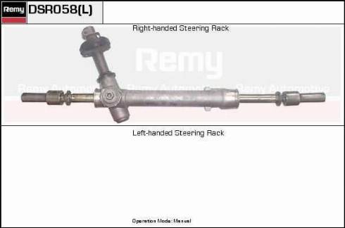 Remy DSR058L - Stūres mehānisms autodraugiem.lv