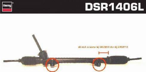 Remy DSR1406L - Stūres mehānisms autodraugiem.lv
