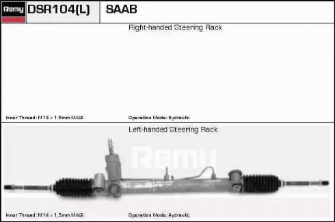 Remy DSR104L - Stūres mehānisms autodraugiem.lv