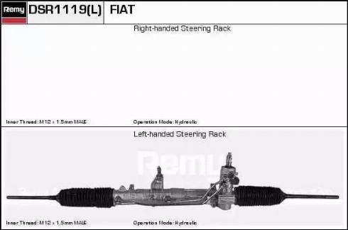 Remy DSR1119L - Stūres mehānisms autodraugiem.lv