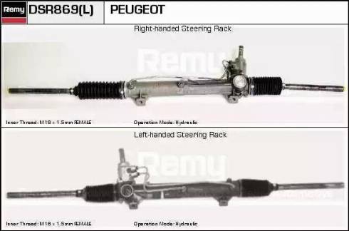 Remy DSR869L - Stūres mehānisms autodraugiem.lv