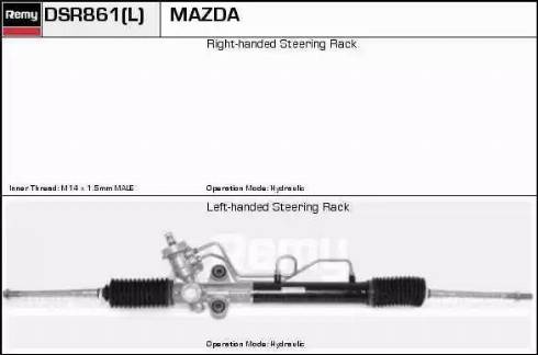Remy DSR861L - Stūres mehānisms autodraugiem.lv
