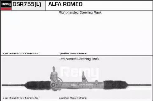 Remy DSR755L - Stūres mehānisms autodraugiem.lv