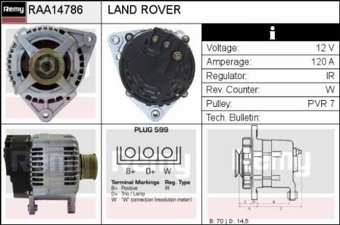 Remy RAA14786 - Ģenerators autodraugiem.lv
