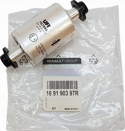 RENAULT 169190397R - Degvielas filtrs autodraugiem.lv