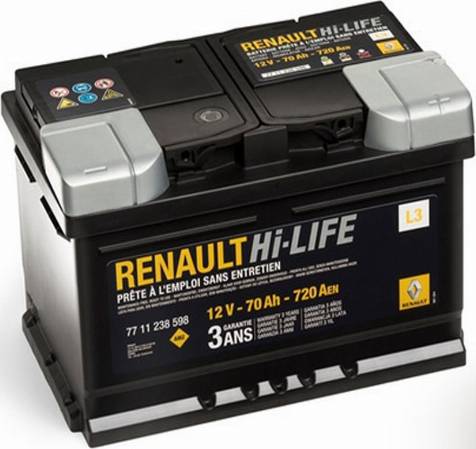 RENAULT 7711130089 - Startera akumulatoru baterija autodraugiem.lv
