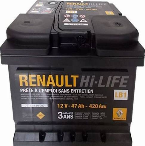 RENAULT 7711130087 - Startera akumulatoru baterija autodraugiem.lv