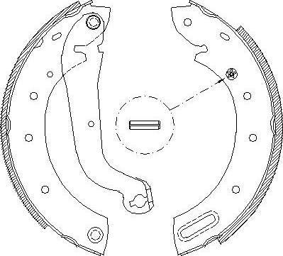 Alpha Brakes HST-NS-046 - Bremžu loku komplekts autodraugiem.lv