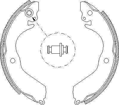 Alpha Brakes HST-MS-031 - Bremžu loku komplekts autodraugiem.lv