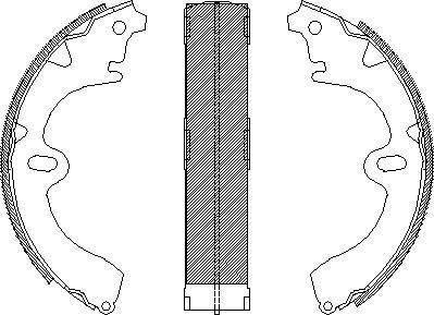 Alpha Brakes HST-TY-001 - Bremžu loku komplekts autodraugiem.lv