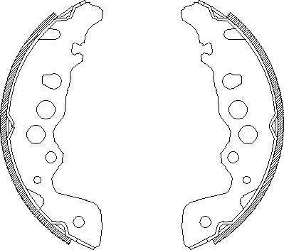 Alpha Brakes HST-SU-018 - Bremžu loku komplekts autodraugiem.lv