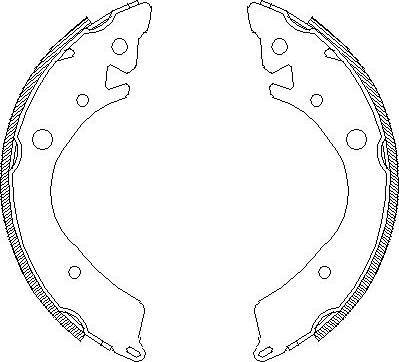 Alpha Brakes HST-HD-010 - Bremžu loku komplekts autodraugiem.lv