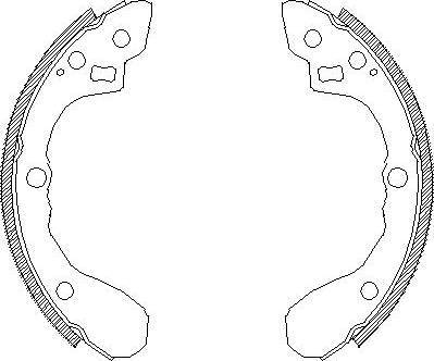 Alpha Brakes HST-KA-313 - Bremžu loku komplekts autodraugiem.lv