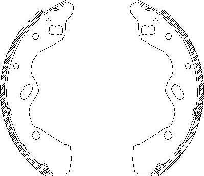 Alpha Brakes HST-MZ-037 - Bremžu loku komplekts autodraugiem.lv