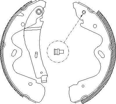 Alpha Brakes HST-NS-054 - Bremžu loku komplekts autodraugiem.lv