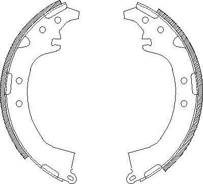 Alpha Brakes HST-TY-040 - Bremžu loku komplekts autodraugiem.lv