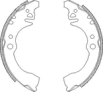 Alpha Brakes HST-DA-011 - Bremžu loku komplekts autodraugiem.lv