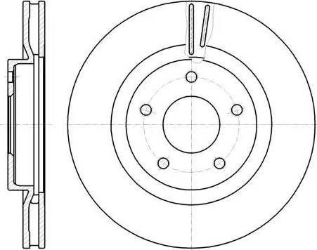 Alpha Brakes HTP-NS-104 - Bremžu diski autodraugiem.lv