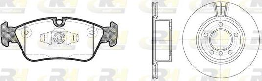 Roadhouse 8384.03 - Bremžu komplekts, Disku bremzes autodraugiem.lv