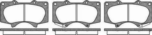 Alpha Brakes HKP-TY-111 - Bremžu uzliku kompl., Disku bremzes autodraugiem.lv