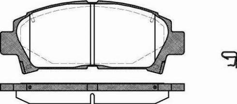 Alpha Brakes HKP-TY-063 - Bremžu uzliku kompl., Disku bremzes autodraugiem.lv