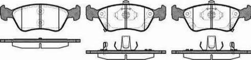 Alpha Brakes HKP-TY-001 - Bremžu uzliku kompl., Disku bremzes autodraugiem.lv