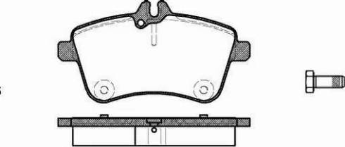 Alpha Brakes HKP-ME-038 - Bremžu uzliku kompl., Disku bremzes autodraugiem.lv