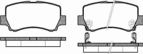 Alpha Brakes HKT-TY-042 - Bremžu uzliku kompl., Disku bremzes autodraugiem.lv