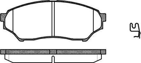 Alpha Brakes HKP-MS-041 - Bremžu uzliku kompl., Disku bremzes autodraugiem.lv