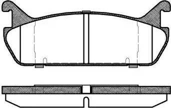 Alpha Brakes HKT-DA-001 - Bremžu uzliku kompl., Disku bremzes autodraugiem.lv