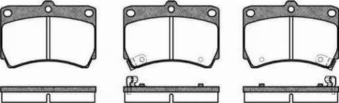 Alpha Brakes HKP-MZ-036 - Bremžu uzliku kompl., Disku bremzes autodraugiem.lv