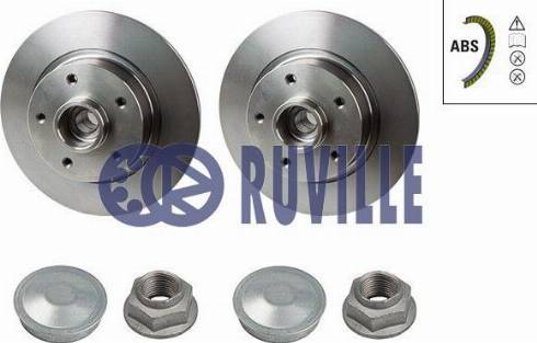 Ruville 5518BD - Bremžu diski autodraugiem.lv