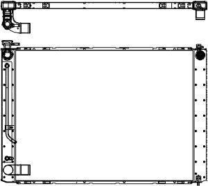 SAKURA Automotive 4461-1018 - Radiators, Motora dzesēšanas sistēma autodraugiem.lv