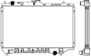 SAKURA Automotive 1451-0202 - Radiators, Motora dzesēšanas sistēma autodraugiem.lv