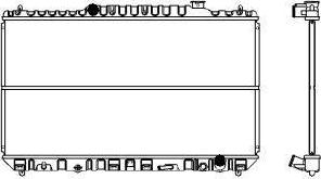 SAKURA Automotive 1460-0114 - Radiators, Motora dzesēšanas sistēma autodraugiem.lv