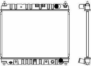 SAKURA Automotive 1460-0127 - Radiators, Motora dzesēšanas sistēma autodraugiem.lv