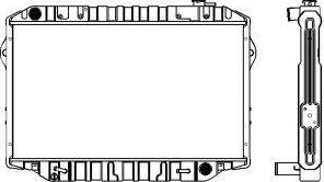 SAKURA Automotive 1461-0312 - Radiators, Motora dzesēšanas sistēma autodraugiem.lv