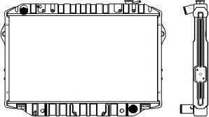 SAKURA Automotive 1461-0327 - Radiators, Motora dzesēšanas sistēma autodraugiem.lv