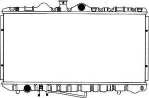 SAKURA Automotive 1461-0245A - Radiators, Motora dzesēšanas sistēma autodraugiem.lv