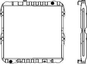 SAKURA Automotive 1461-0260 - Radiators, Motora dzesēšanas sistēma autodraugiem.lv