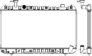 SAKURA Automotive 1461-0219A - Radiators, Motora dzesēšanas sistēma autodraugiem.lv