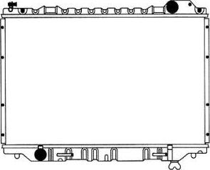 SAKURA Automotive 1461-0239A - Radiators, Motora dzesēšanas sistēma autodraugiem.lv