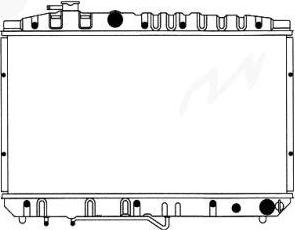 SAKURA Automotive 1461-0237A - Radiators, Motora dzesēšanas sistēma autodraugiem.lv