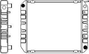 SAKURA Automotive 1481-0201 - Radiators, Motora dzesēšanas sistēma autodraugiem.lv