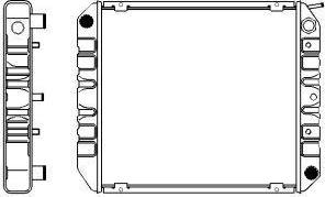 SAKURA Automotive 1481-0202 - Radiators, Motora dzesēšanas sistēma autodraugiem.lv