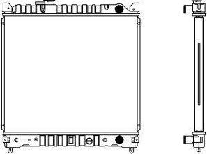 SAKURA Automotive 1431-0215 - Radiators, Motora dzesēšanas sistēma autodraugiem.lv