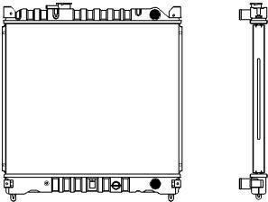 SAKURA Automotive 1431-0218 - Radiators, Motora dzesēšanas sistēma autodraugiem.lv