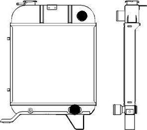 SAKURA Automotive 1621-0201 - Radiators, Motora dzesēšanas sistēma autodraugiem.lv