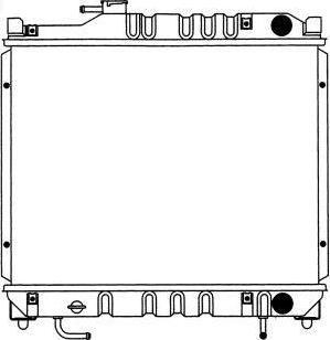 SAKURA Automotive 1081-0214 - Radiators, Motora dzesēšanas sistēma autodraugiem.lv