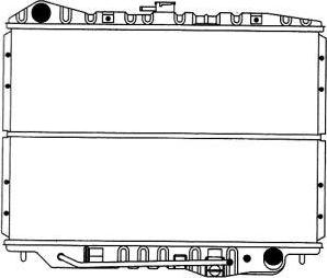 SAKURA Automotive 1071-0204 - Radiators, Motora dzesēšanas sistēma autodraugiem.lv